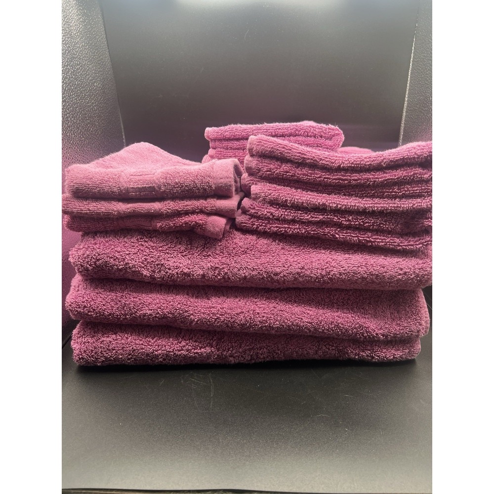 My Pillow 11 Pc Towel Set Raspberry 3 Bath 3 Hand Towels 5 Washcloths